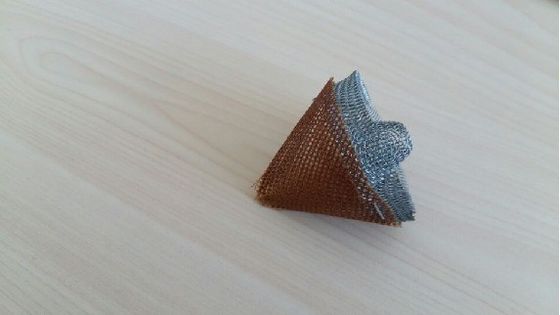 Malha de filtro fundido de fibra de vidro de forma especial para soluções de filtração de líquidos personalizadas
