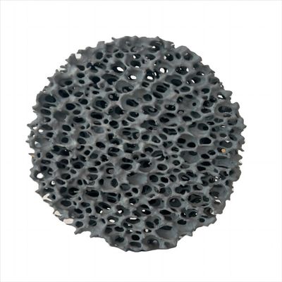0.01mm Filtração de Metal Filtro de espuma de cerâmica siciliana 30mm Cinza personalizada