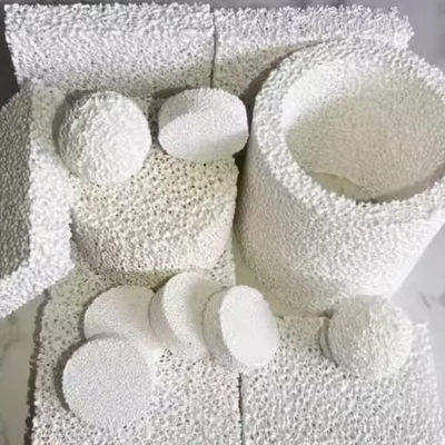 ISO9001 Certificado Desenhos personalizados Filtro de espuma cerâmica para fundição Filtro à prova de fogo