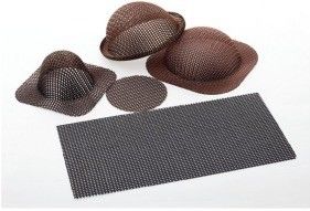 Customize comprimento de fibra de vidro filtro de malha de fio Cap para filtro à prova de fogo de fundição de aço