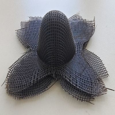 Capa de vida útil e malha de filtro de latão para filtro de fibras refratárias
