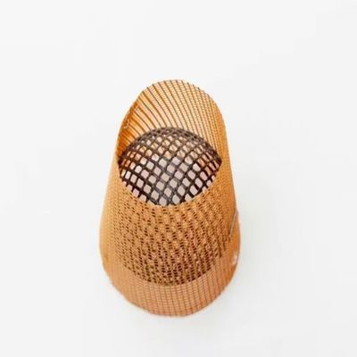 Ecrã de filtro de fibra refratária de largura personalizada para purificação de filtragem de líquidos metálicos
