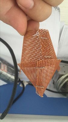 Filtro de fibra de vidro sem álcalis Temperatura permanente 700-1650C para malha de filtro de fundição