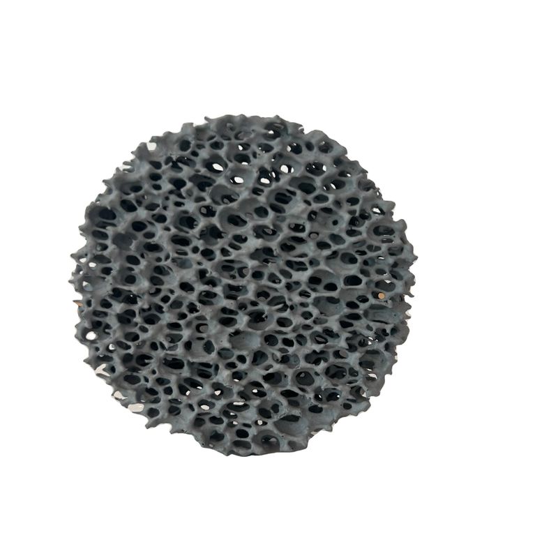 0.01mm Tolerância Placa de filtro de espuma cerâmica de carburo de silício para refratário em fundição