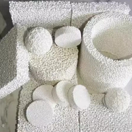 Placa de filtro de espuma cerâmica de alumínio com tolerância de junta de 0,01 mm